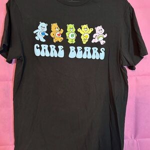 Care Bears Black Graphic T-Shirt Short Sleeve
